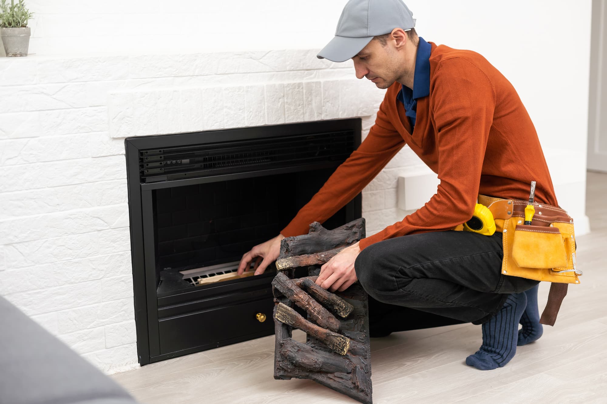 Fireplace installation